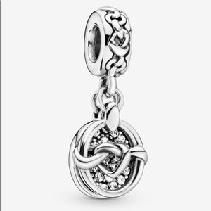 New Pandora Knotted Hearts Dangle Charm